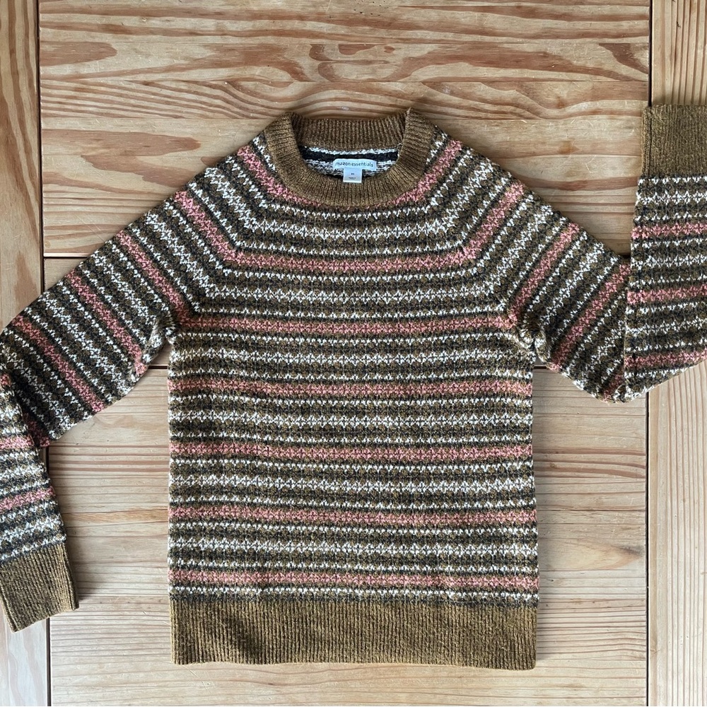 Brown fall sweater sz XS